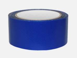 PVC-Klebeband blau Button